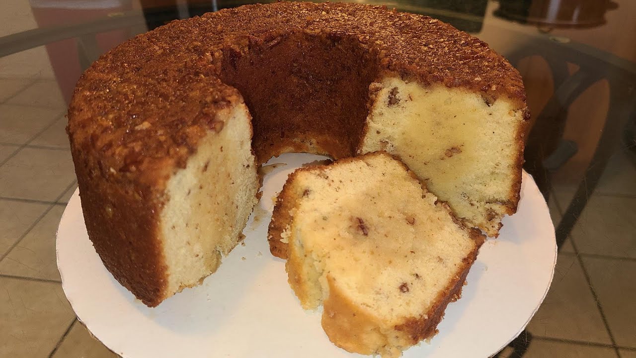 Eggnog Rum Cake from scratch