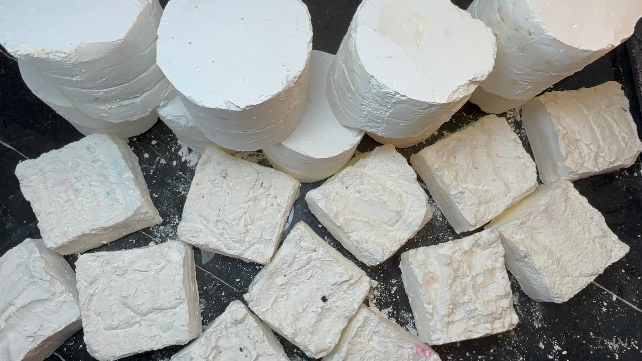 Big Cilyndiers With Lovely Texture and Unpolished Chalk | HOMEMADE | Oddly Satisfying 