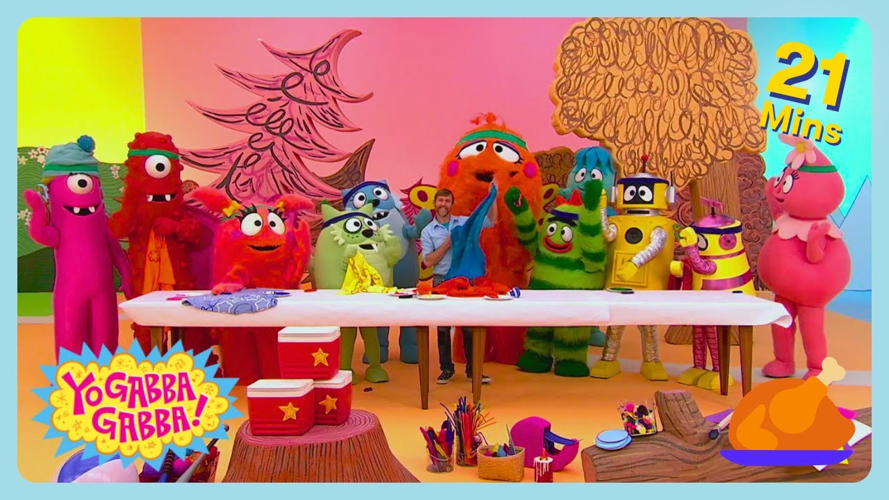 Yo Gabba Gabba! - Day Camp! | Family Viewing for Kids | Happy Thanksgiving | WildBrain Families