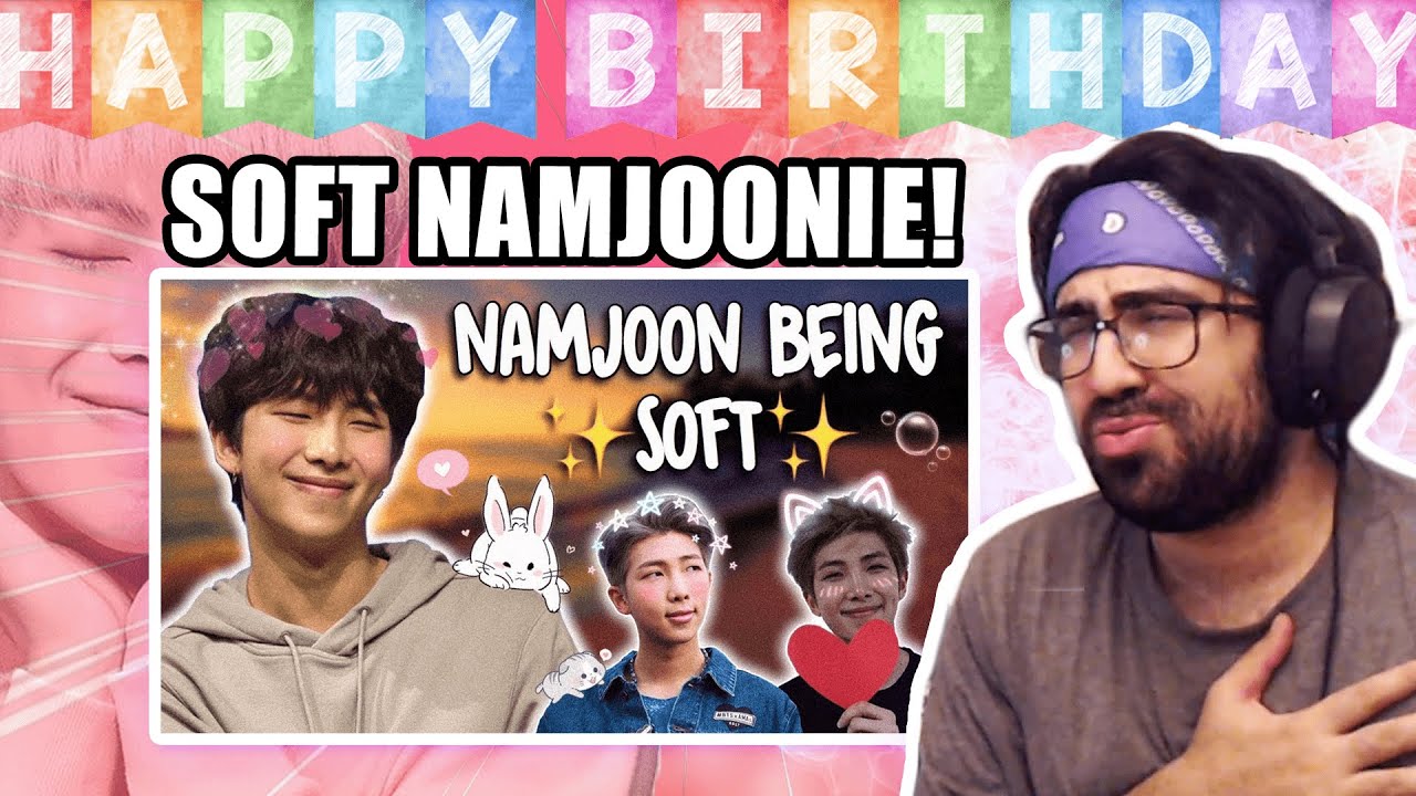 a video of namjoon being soft | Reaction