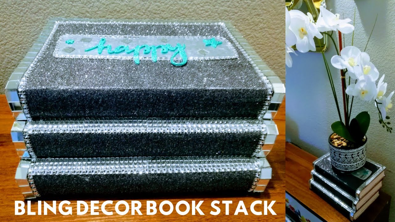 Bling Decor Book Stack