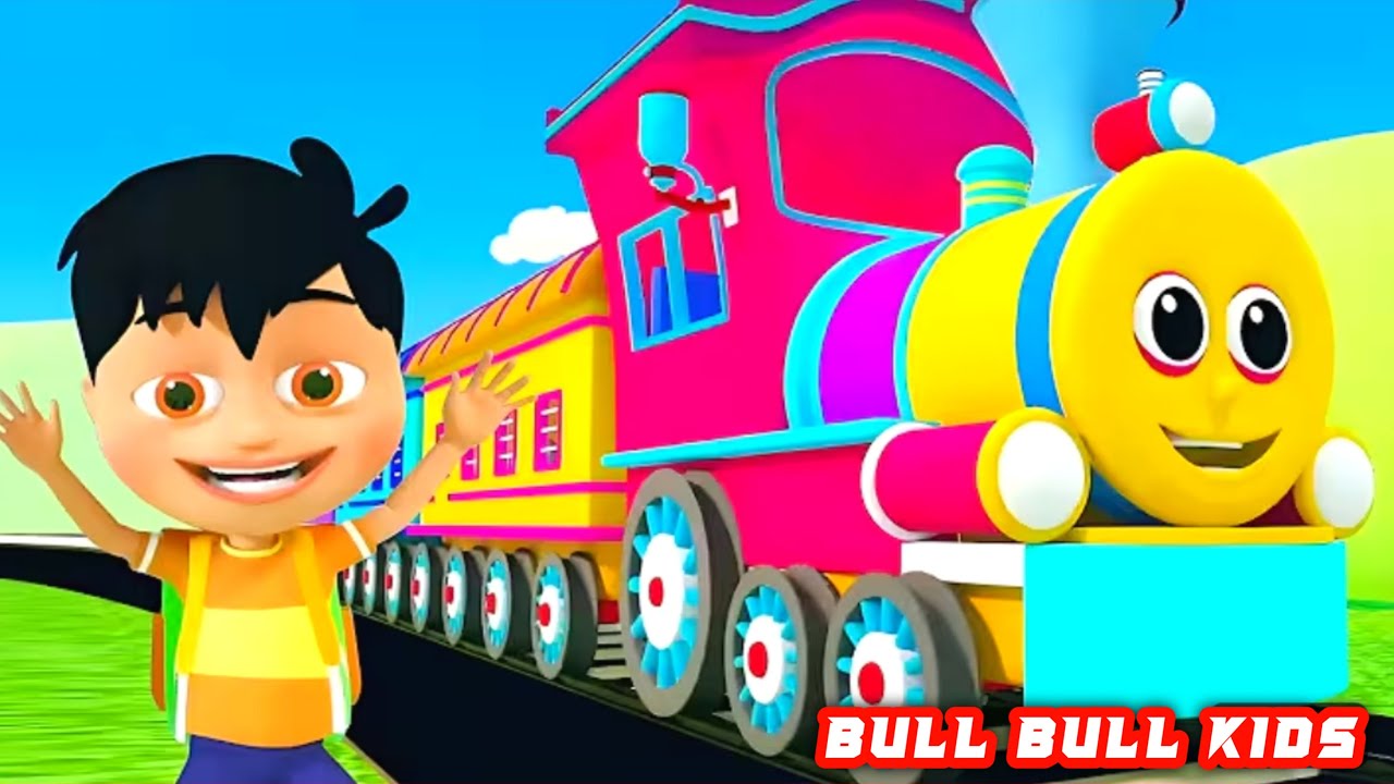 गाड़ी आई छुक छुक // cartoon kids and rhymes ! Video 
