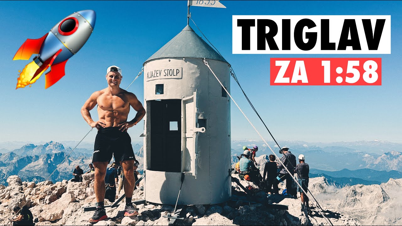 TRIGLAV za 1:58! (z Aljažev dom přes Tominškova pot) + filozofování na téma 