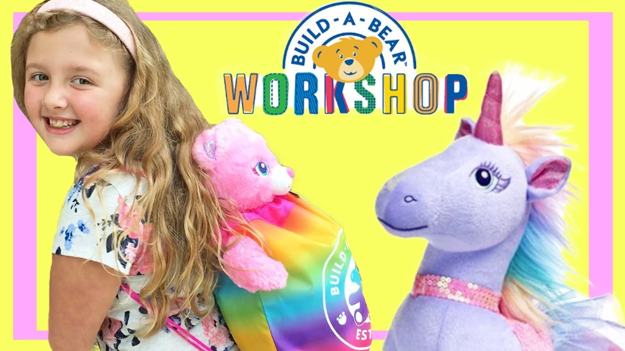 A Fun Trip to Build a Bear Workshop for Early Birthday Presents ! Ava's 9th Birthday !