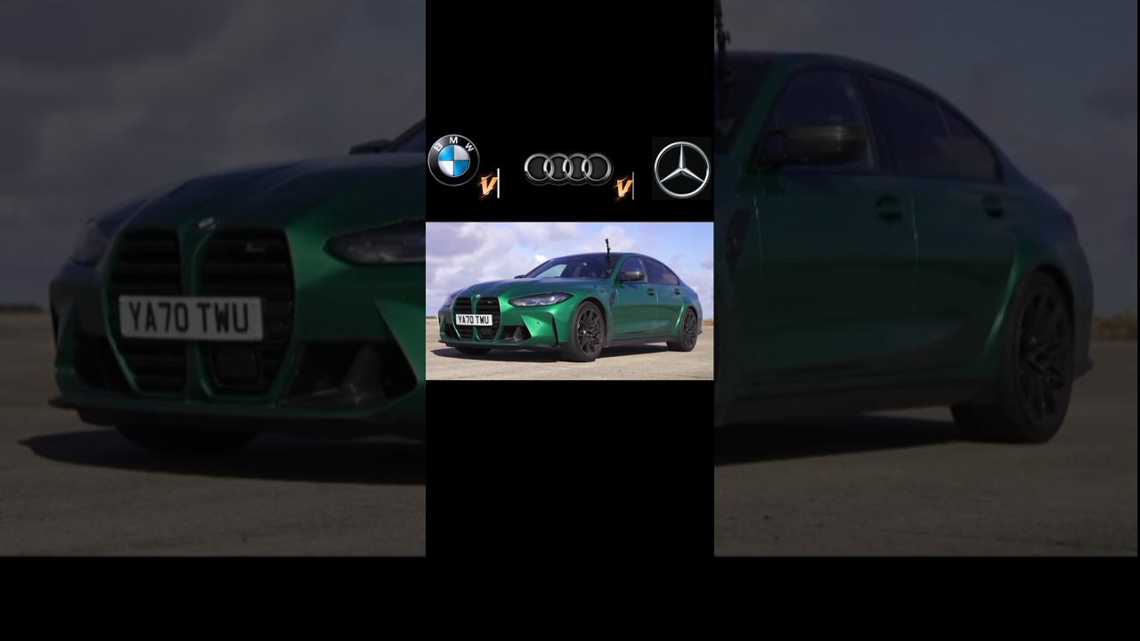 bmw vs audi vs Mercedes drag race #bmw #shorts #viralshort #caredit