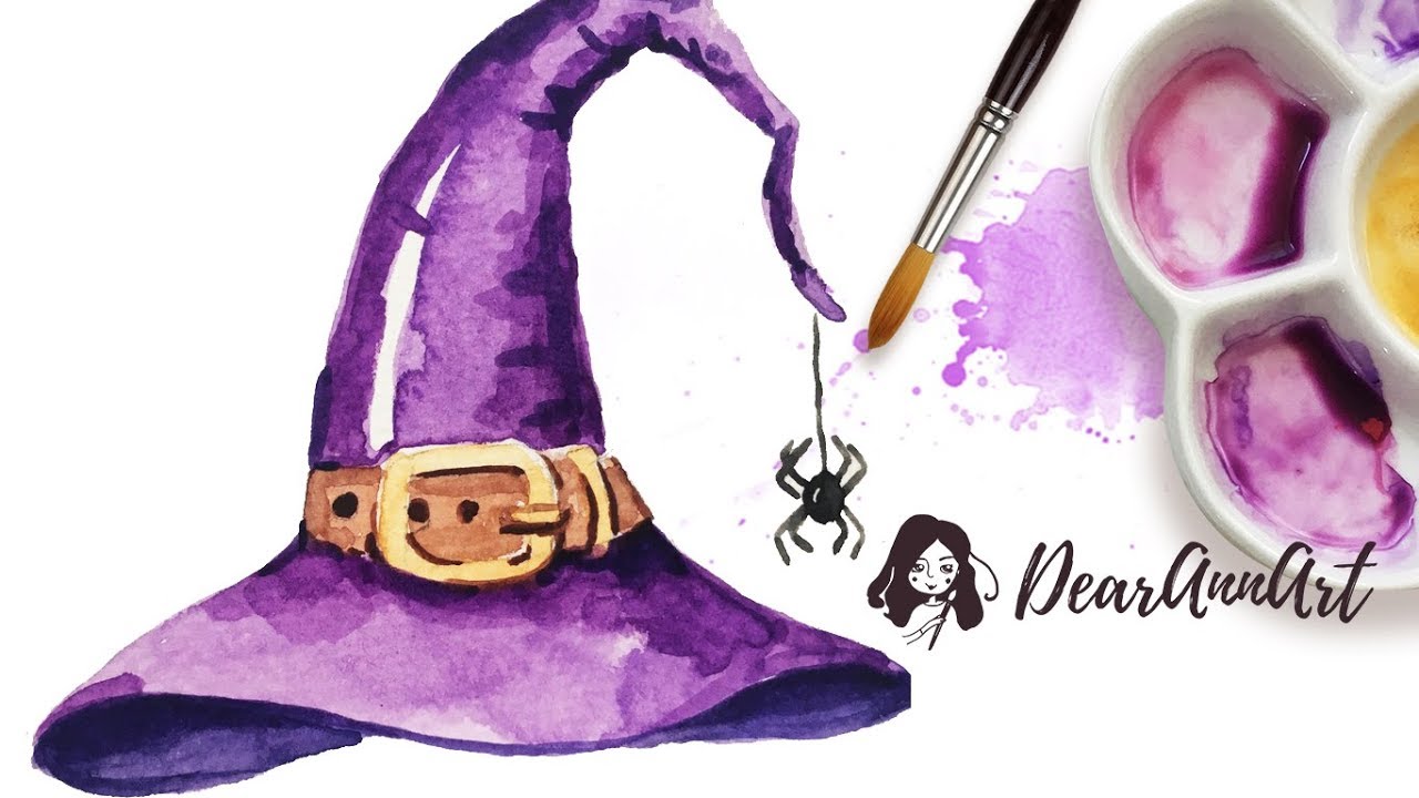 Halloween Watercolor Painting: Step by Step Tutorial