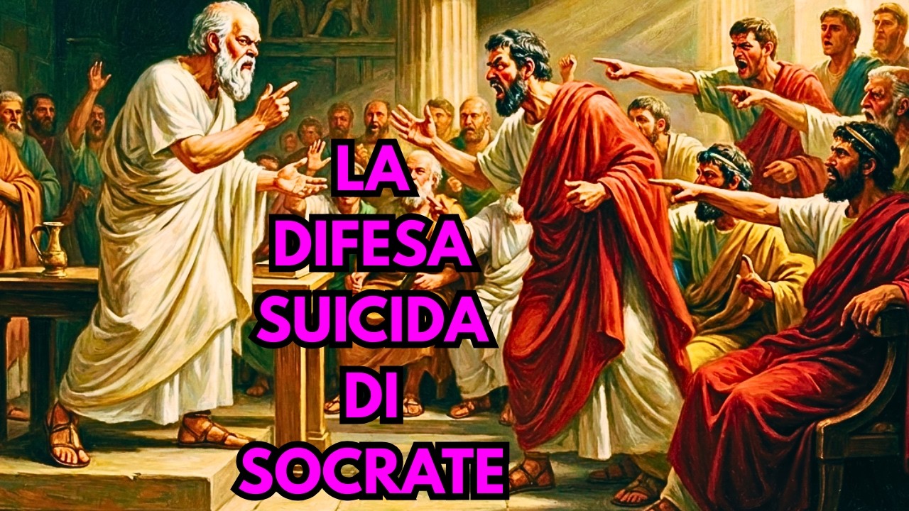 La VERA DIFESA di Socrate🏛️ INSULTI ai giudici e BUGIE strategiche⚠️ Il PROCESSO analizzato