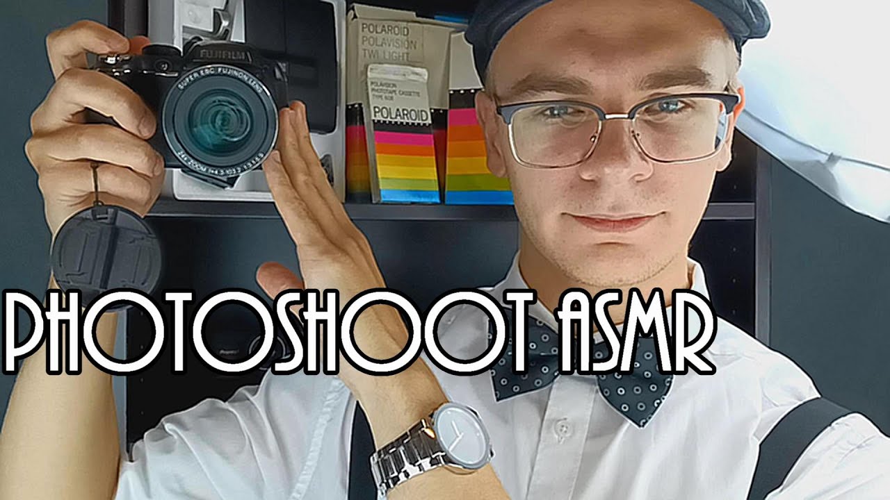 ASMR — профессиональная ролевая игра для фотосессии (звуки камеры, постукивание, письмо от руки, ...