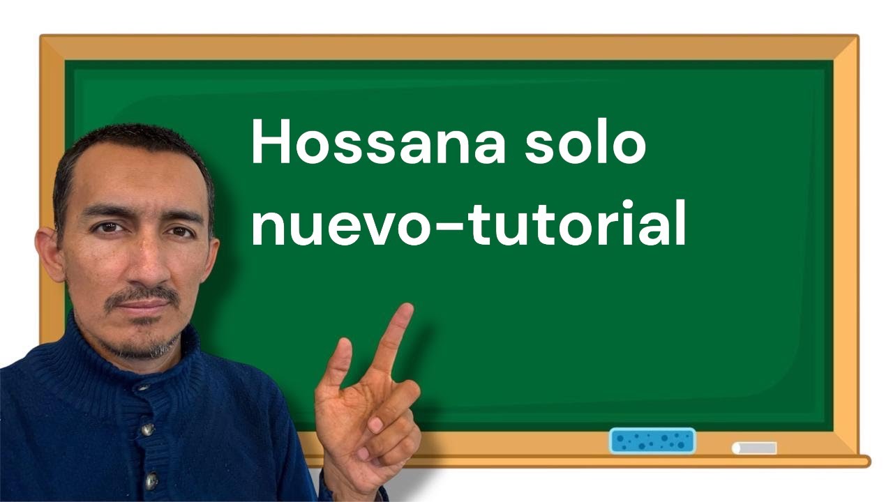 Hossana cover - tutorial solo por (rodinson)