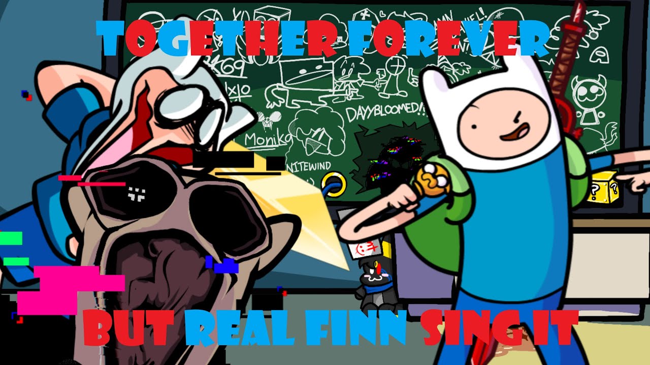Looks Like It's Getting Tough Jake , Together Forever But Real Finn Sing It | FNF COVER #35