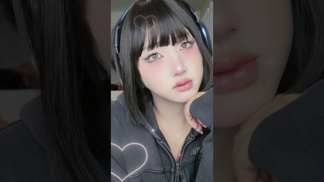 90キロ大巨漢がダウナー系美女になる方法‼️#メイク #垢抜け #ダウナーメイク #makeup #makeuptutorial #makeuphacks #koreanmakeup #fyp