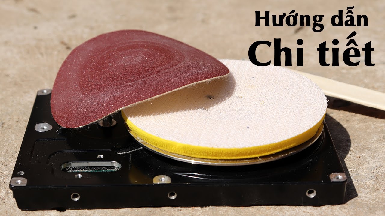 Chế máy mài cực mạnh từ ổ cứng cũ chi tiết nhất