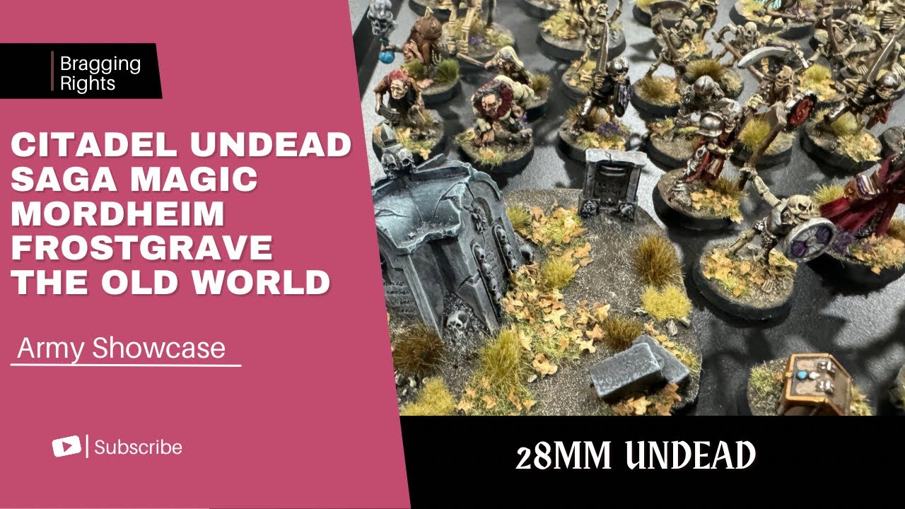 Reupload:  Classic Citadel Saga, Old World, Mordheim, Frostgrave Army Showcase