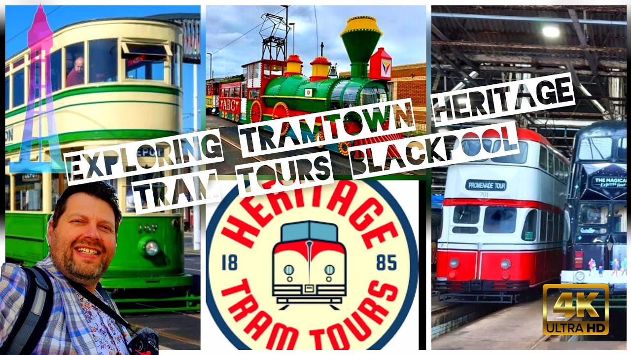Экскурсии на трамвае по историческим местам Блэкпула #Blackpool #trams #heritagetour #Illuminatio...
