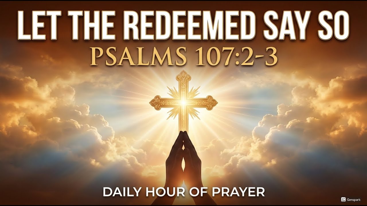 Let the Redeemed of the Lord Say So – Deep Christian Prayer | Psalms 107:2-3 | Daily Hour of Prayer