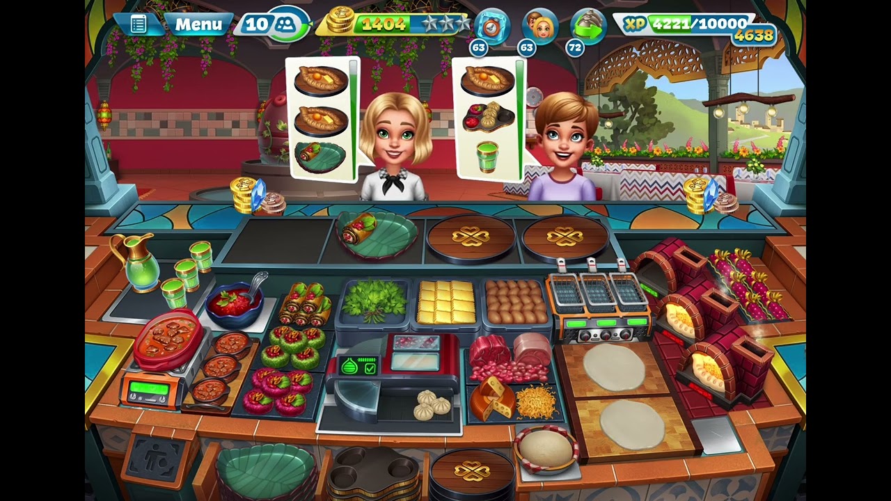 Cooking fever - 🍞🥟 Sakartvelo heaven Level 40 ⭐️⭐️⭐️