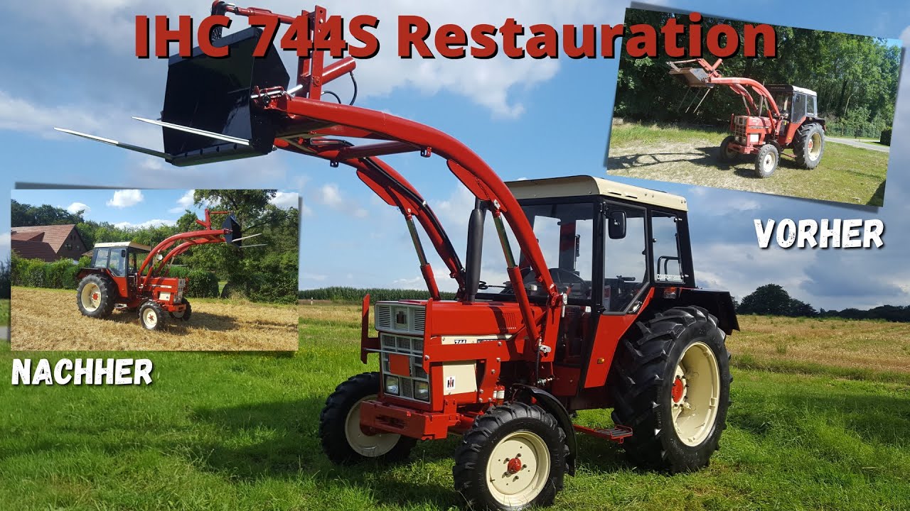 IHC 744S Restauration|Traktor Restauration [HD]