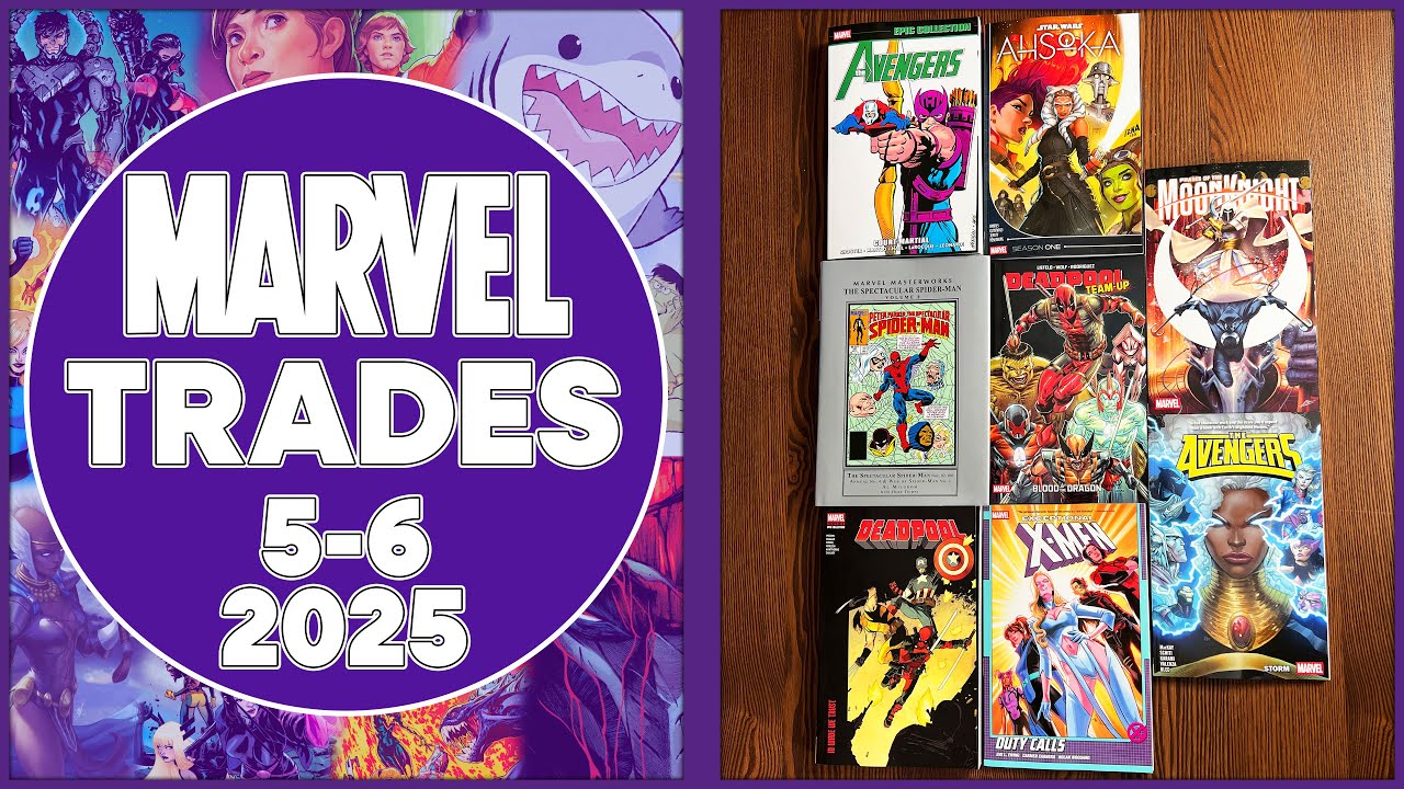 Marvel Books 5/6/25 | Deadpool Modern Era Epic: In Wade We Trust | Avengers Epic: Court-Martial