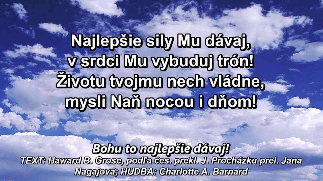 154 Bohu to najlep&scaron;ie d&aacute;vaj