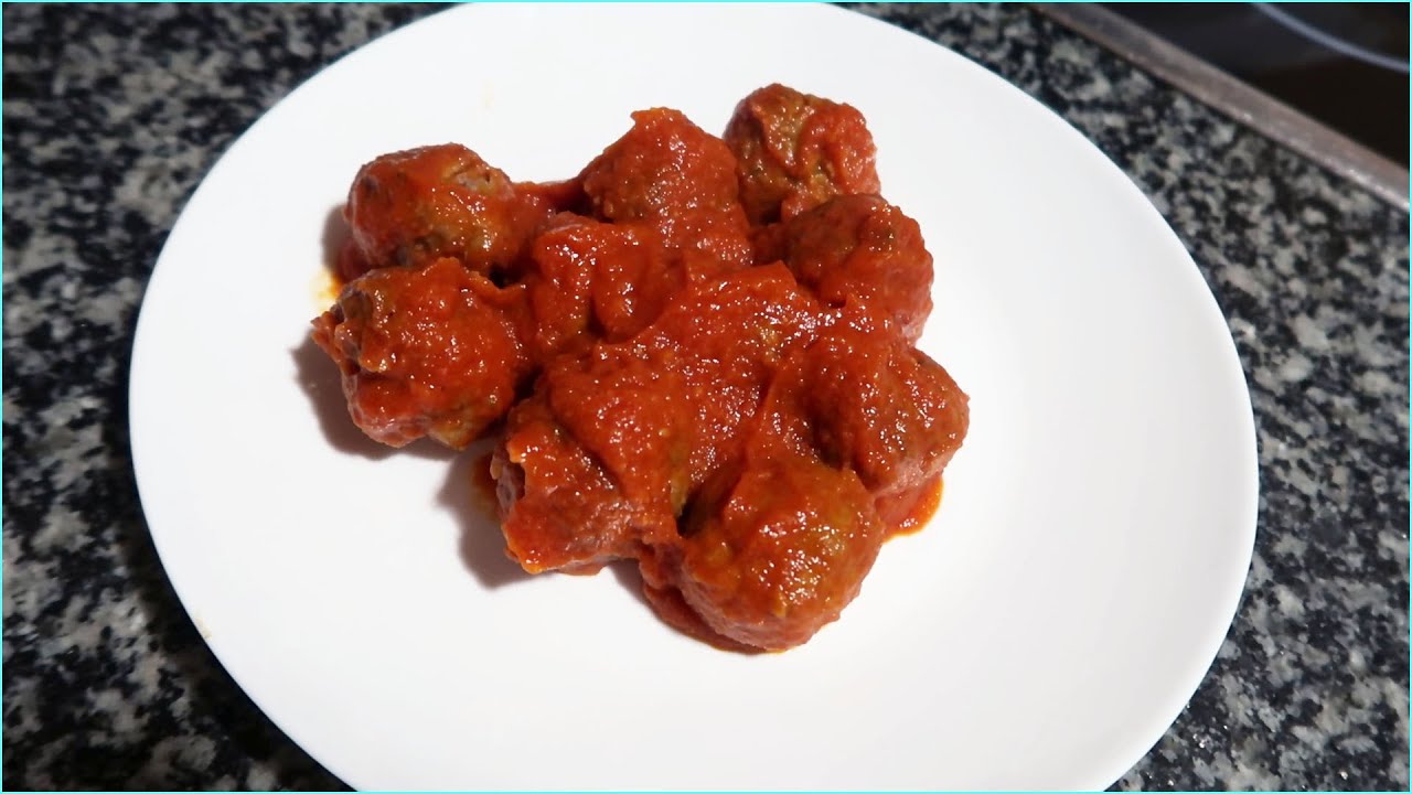 ALBÓNDIGAS en SALSA CREMOSA de TOMATE Y VERDURAS | FREIDORA sin ACEITE Y  MONSIEUR CUISINE CONNECT