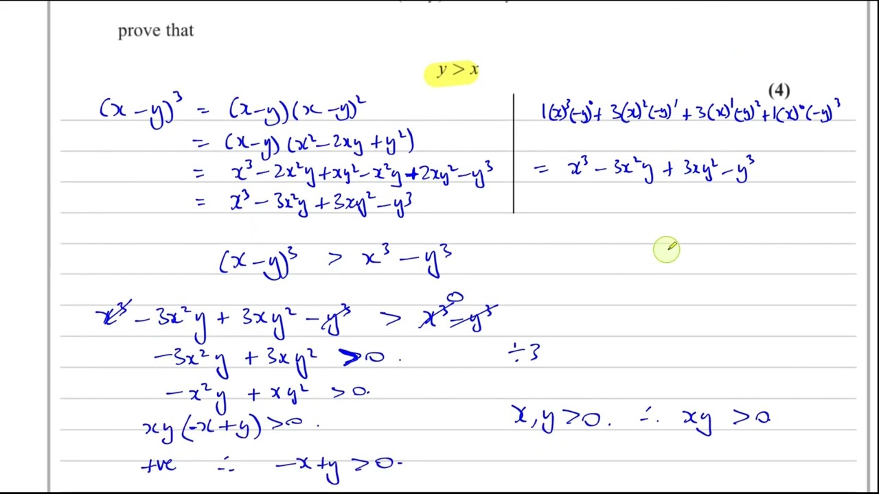 WMA12/01, (Edexcel), IAL, P2, June 2024, Q5, Proof, Counter Example