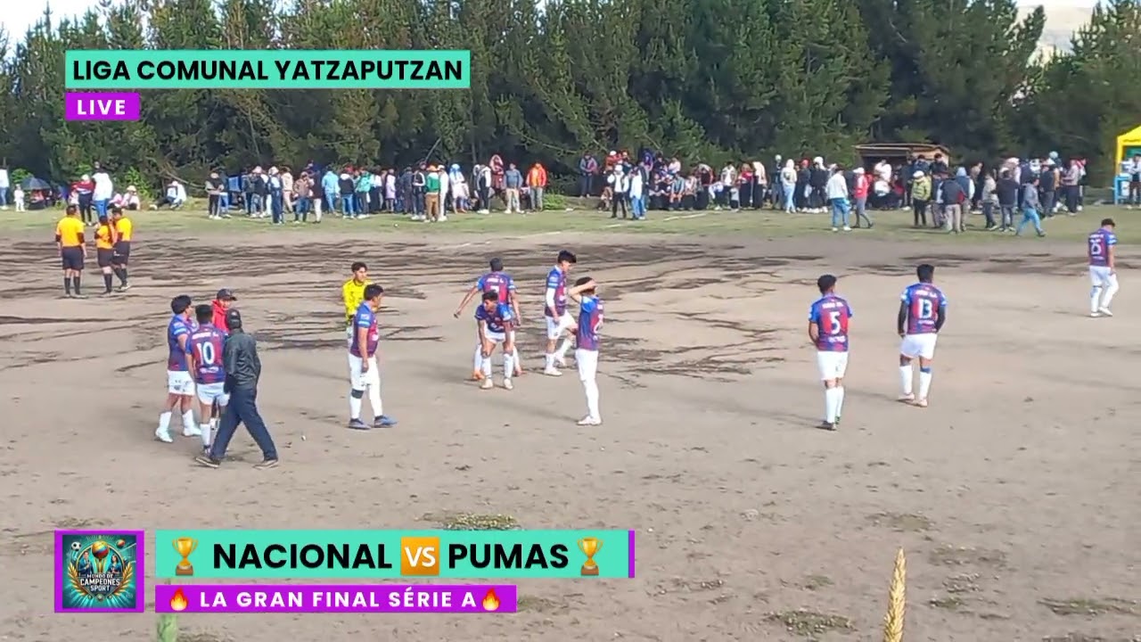Pumas vs Barcelona Final Serie A de Liga Intercomunal Yatzaputzan en Pilahuín Ambato Ecuador 🇪🇨⚽️ 
