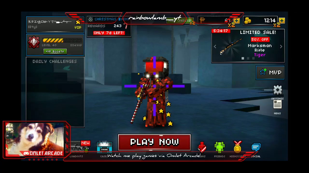 going for max level Pixel strike 3d PS3D