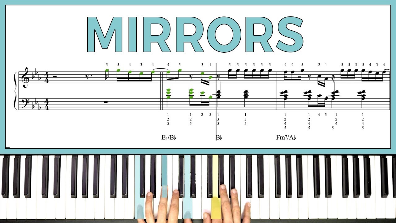 How to play 'Mirrors' by Justin Timberlake on the piano -- Playground Sessions