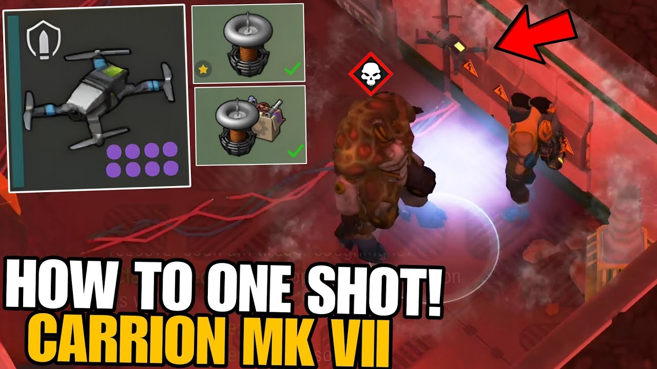 HOW TO ONE SHOT CARRION MK VII IN LABORATORY HARDMODE! (op drone mod) - Last Day on Earth: Survival