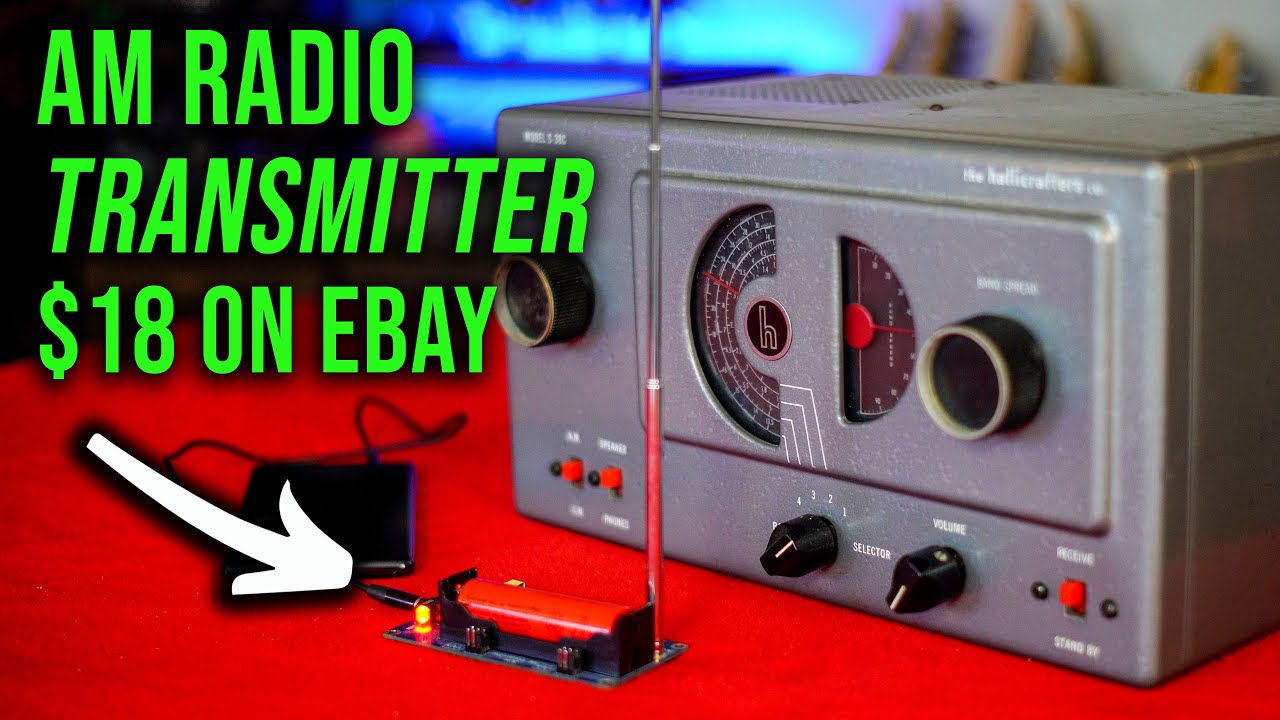 Listen To ANYTHING On AM RADIO (with this cheap transmitter)