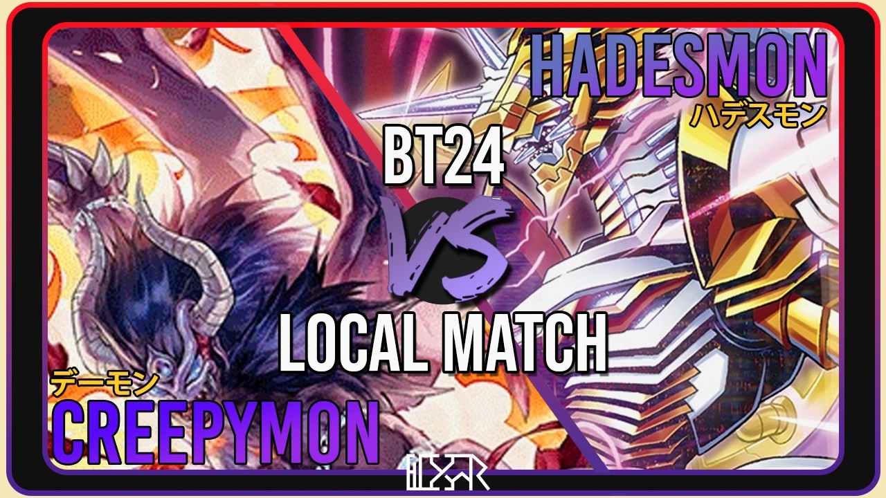 Комментарий к матчу Хадесмон против Крипимона [Digimon TCG BT24 Local Match]