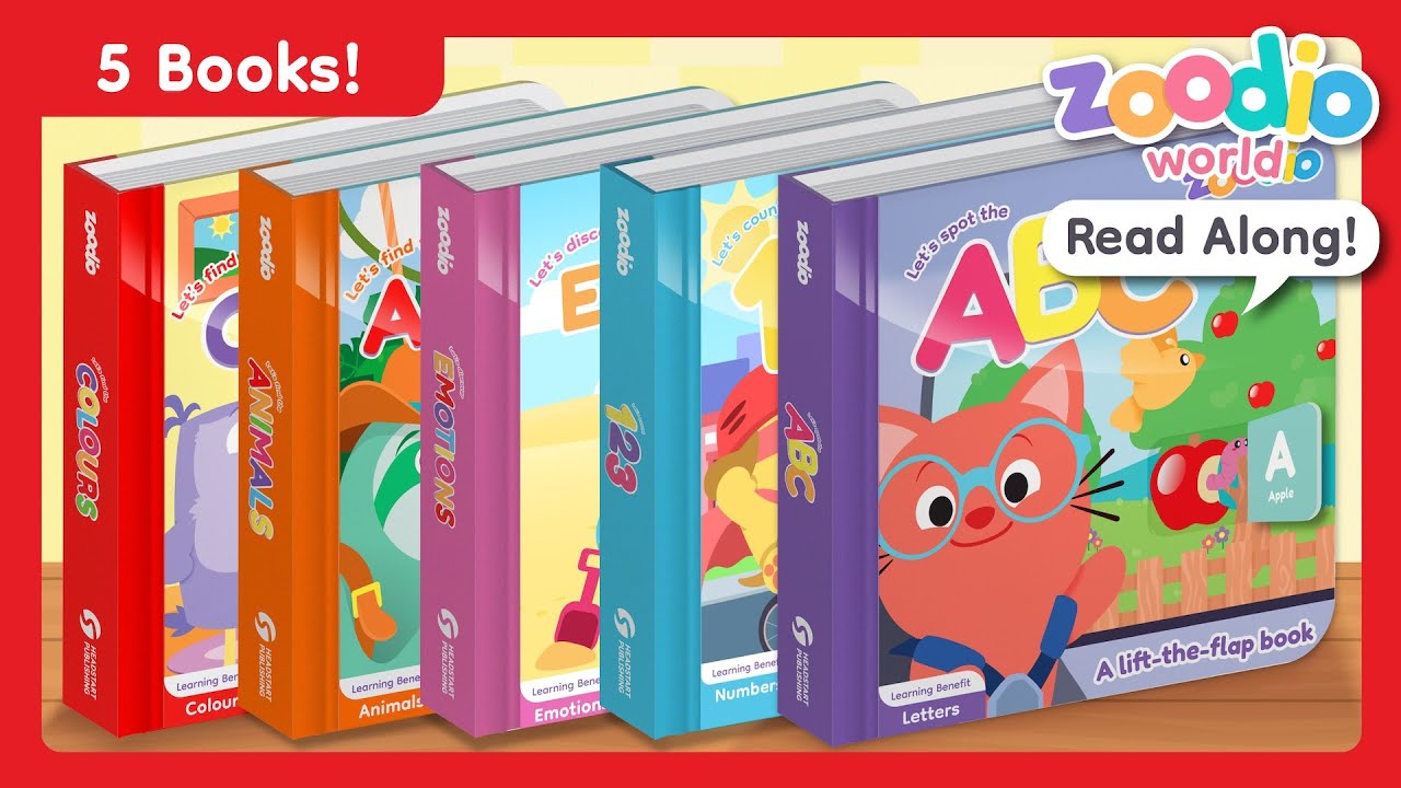 Read Along Let's Find the Colours, Animals, Numbers, Letters & Emotions | Storytelling for Kids