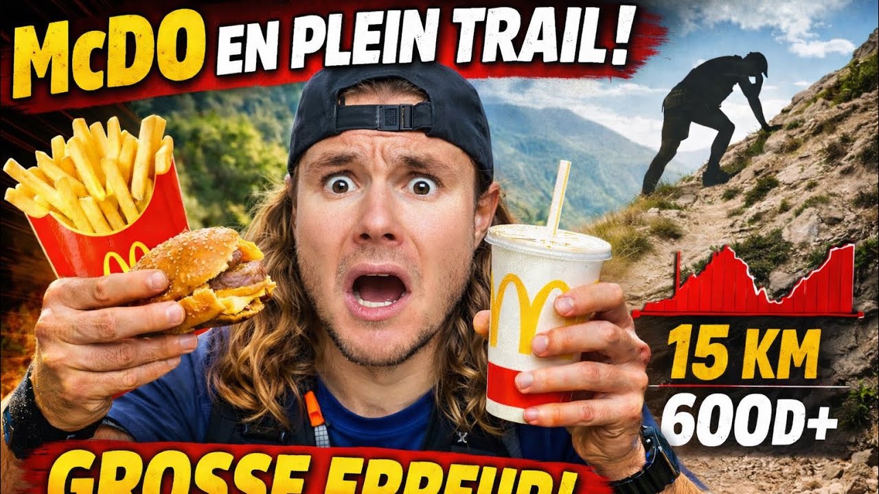 J'AI MANGÉ UN MCDO EN PLEIN TRAIL 15KM/600D+ (Pire idée de ma vie)