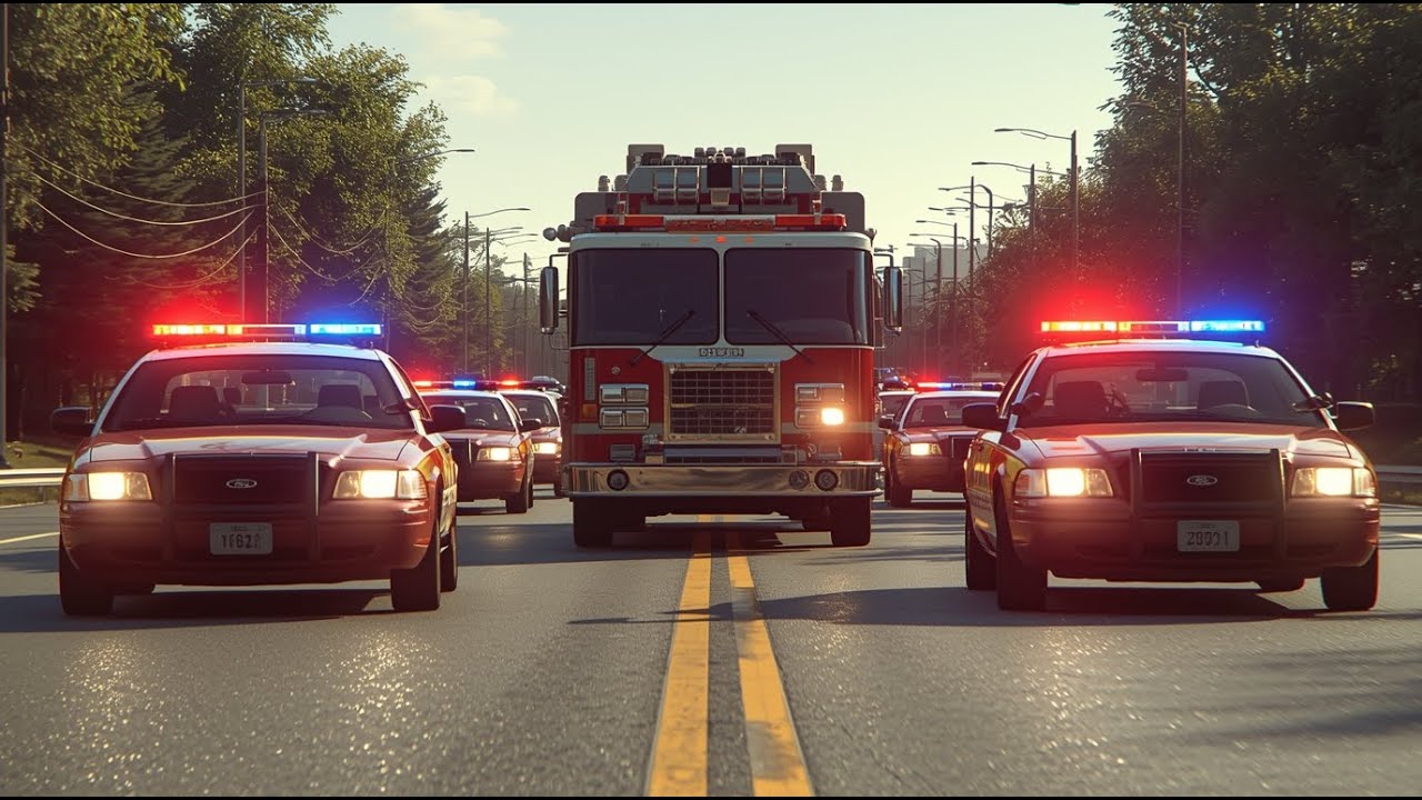🔥 Fierce Battle Between Firefighters and Cops in GTA 5!