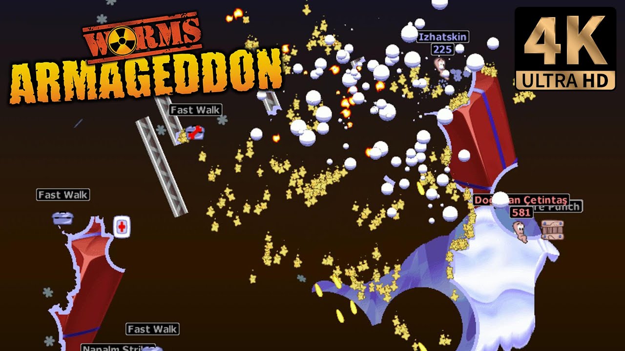 Worms Armageddon Online | Kaos 1v1 | PC 4K
