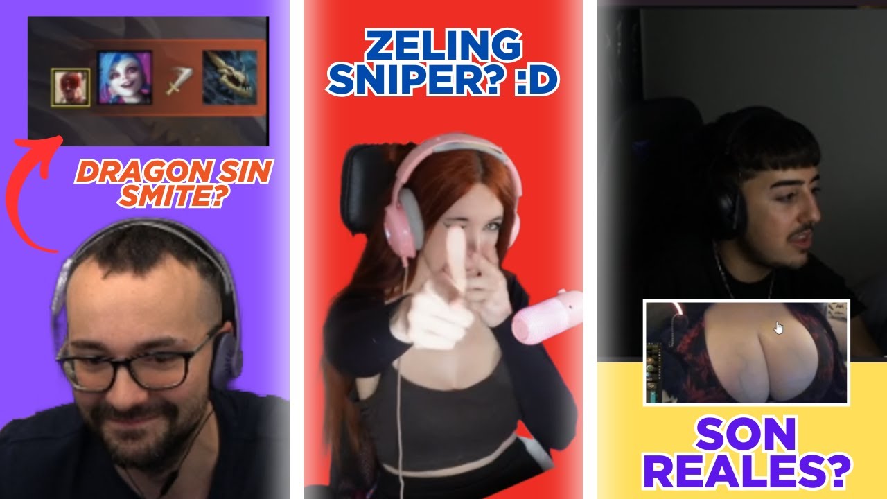 ZELING SNIPER 😎 - XOKAS LE ROBAN EL DRAKE EN LA CARA 🤣 - Mejores Momentos LOL clips español #7
