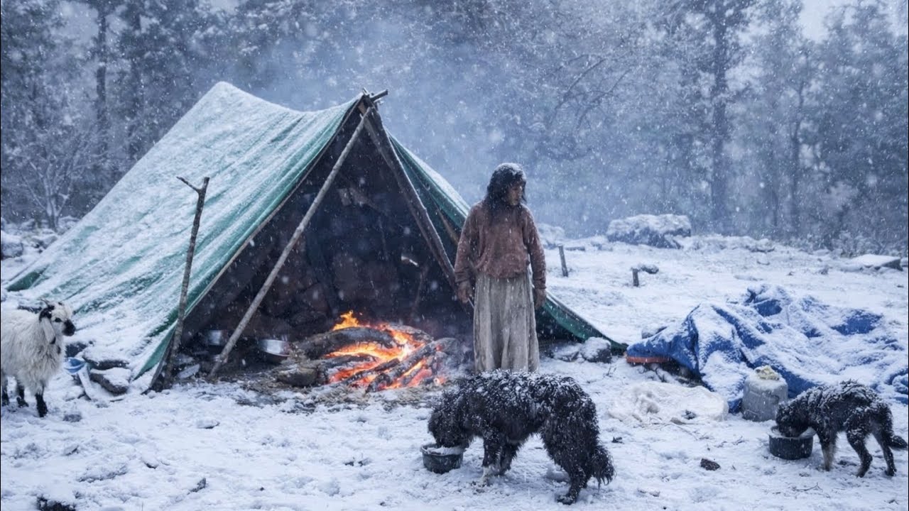 Najlepsze życie w himalajskim pasterstwie w deszczowy dzień | Najbardziej relaksujące | Film dokumentalny o wsi