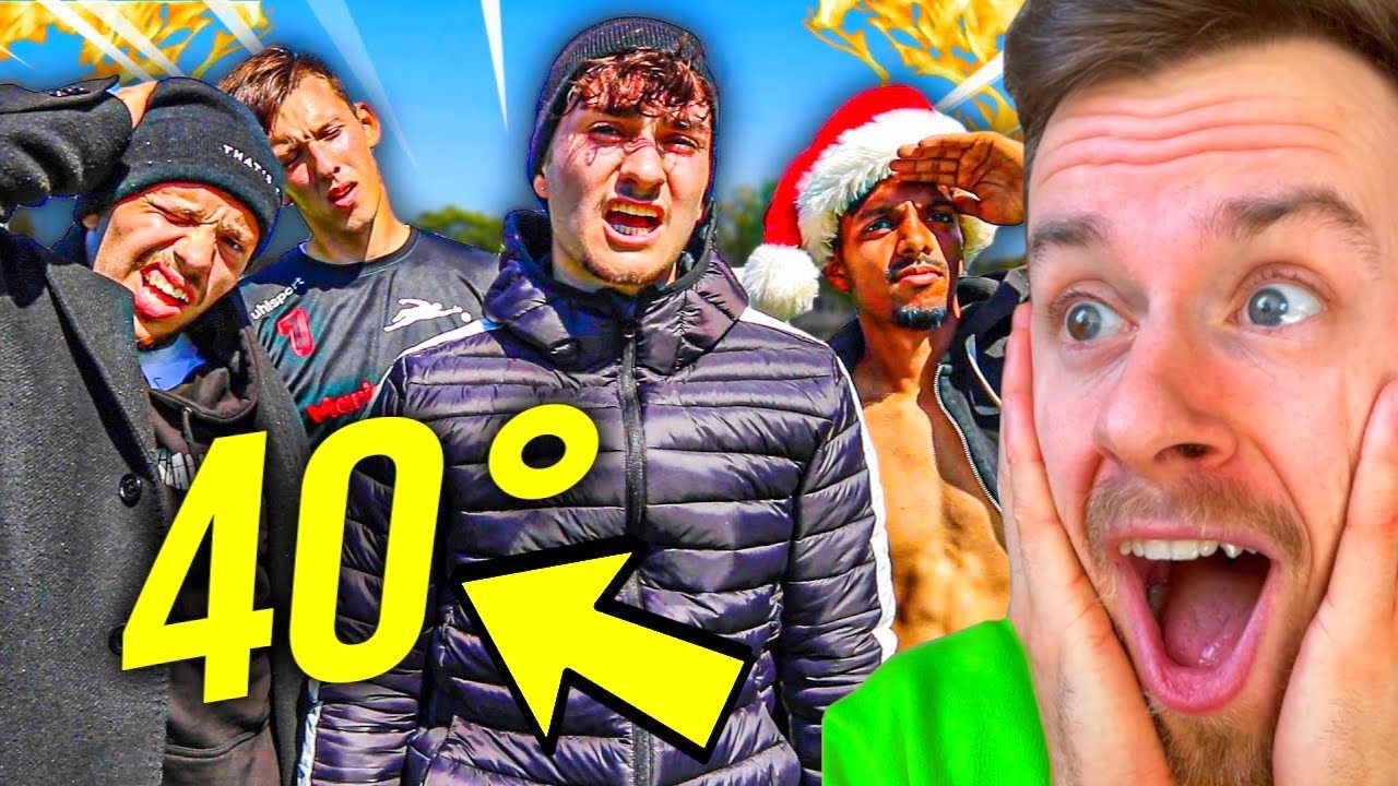 Brotatos: H&Auml;RTESTE Fu&szlig;ball-Challenge bei 40&deg;! 🥵⚽️ (TOR = ausziehen!)