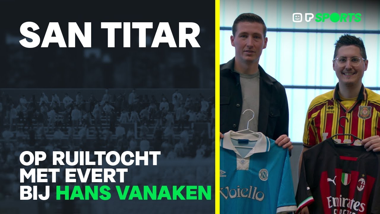 Evert Winkelmans & Hans Vanaken ruilen van shirt - San Titar