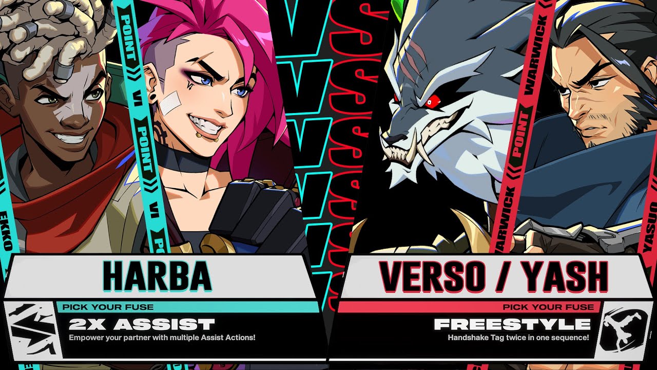 Harba (VI / Ekko) vs Verso (Warwick) Yash (Yasuo) - 2XKO