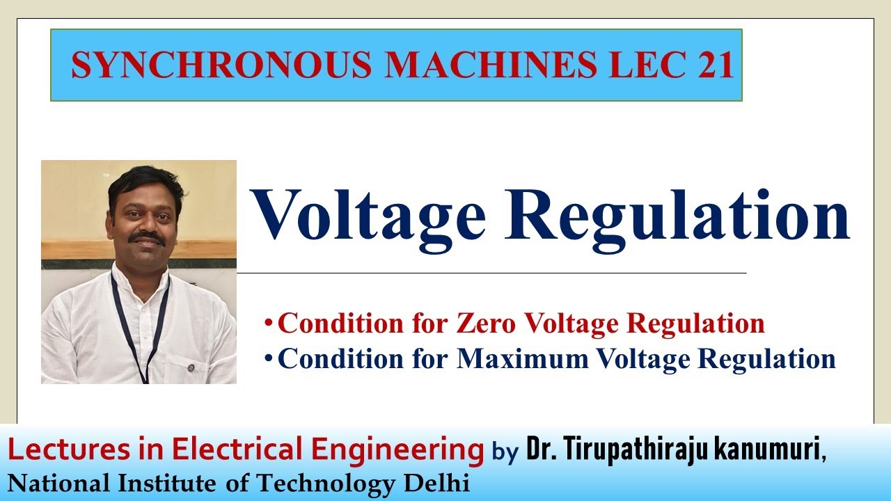 SM21 Voltage Regulation of Alternator