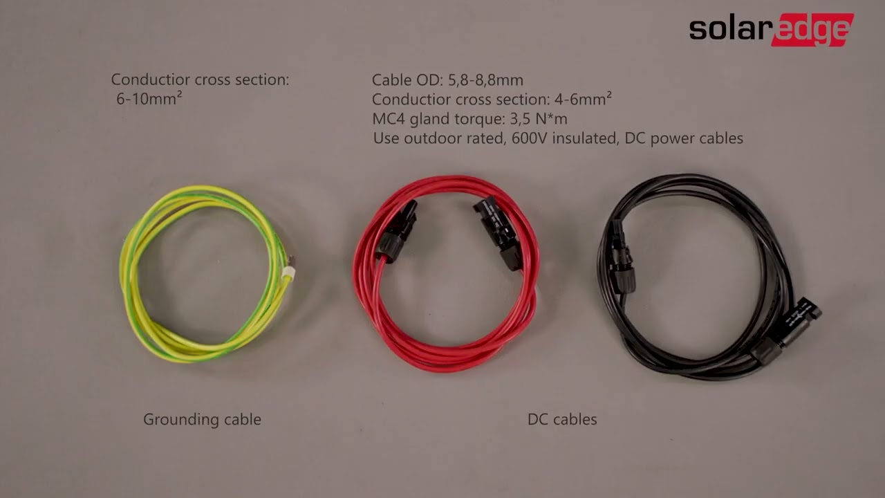 Wiring the SolarEdge Energy Bank (wall-mounted) Tutorial 2/4 | International