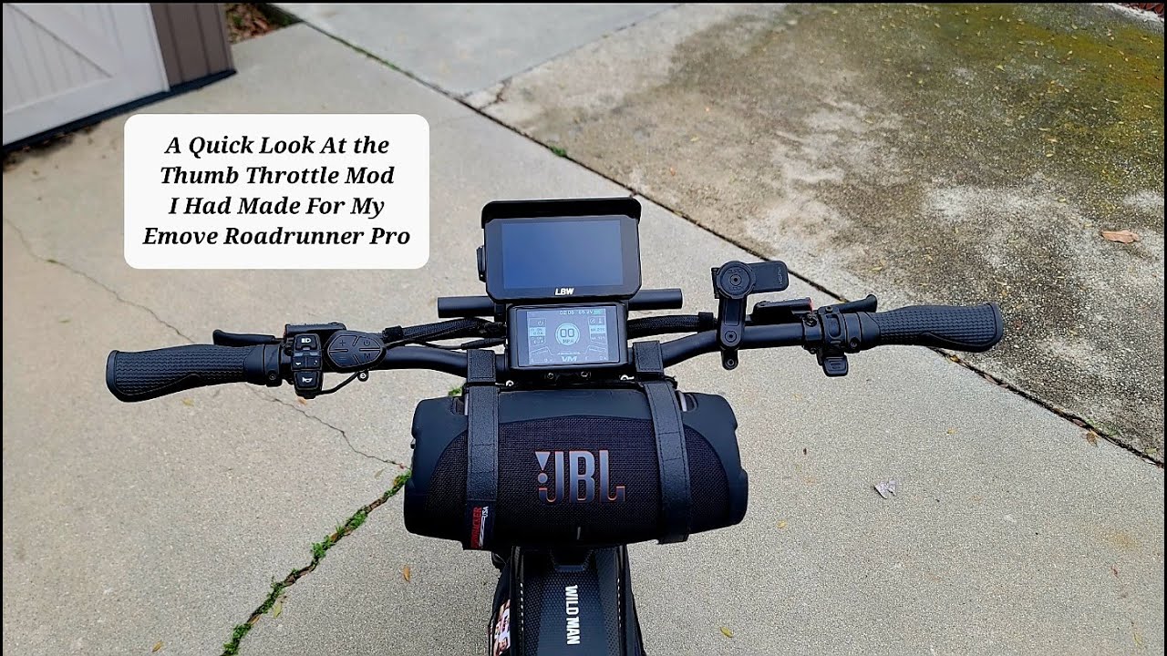 The Roadrunner Pro Thumb Throttle Mod By Levin Acierto