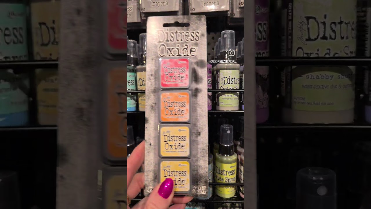 Nieuwe Tim Holtz mini oxide inkt Bestel hier: 