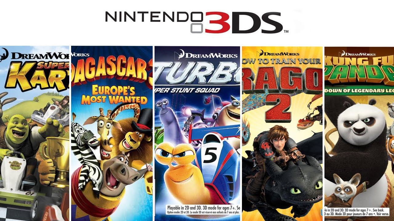 DreamWorks Animation Games for 3DS