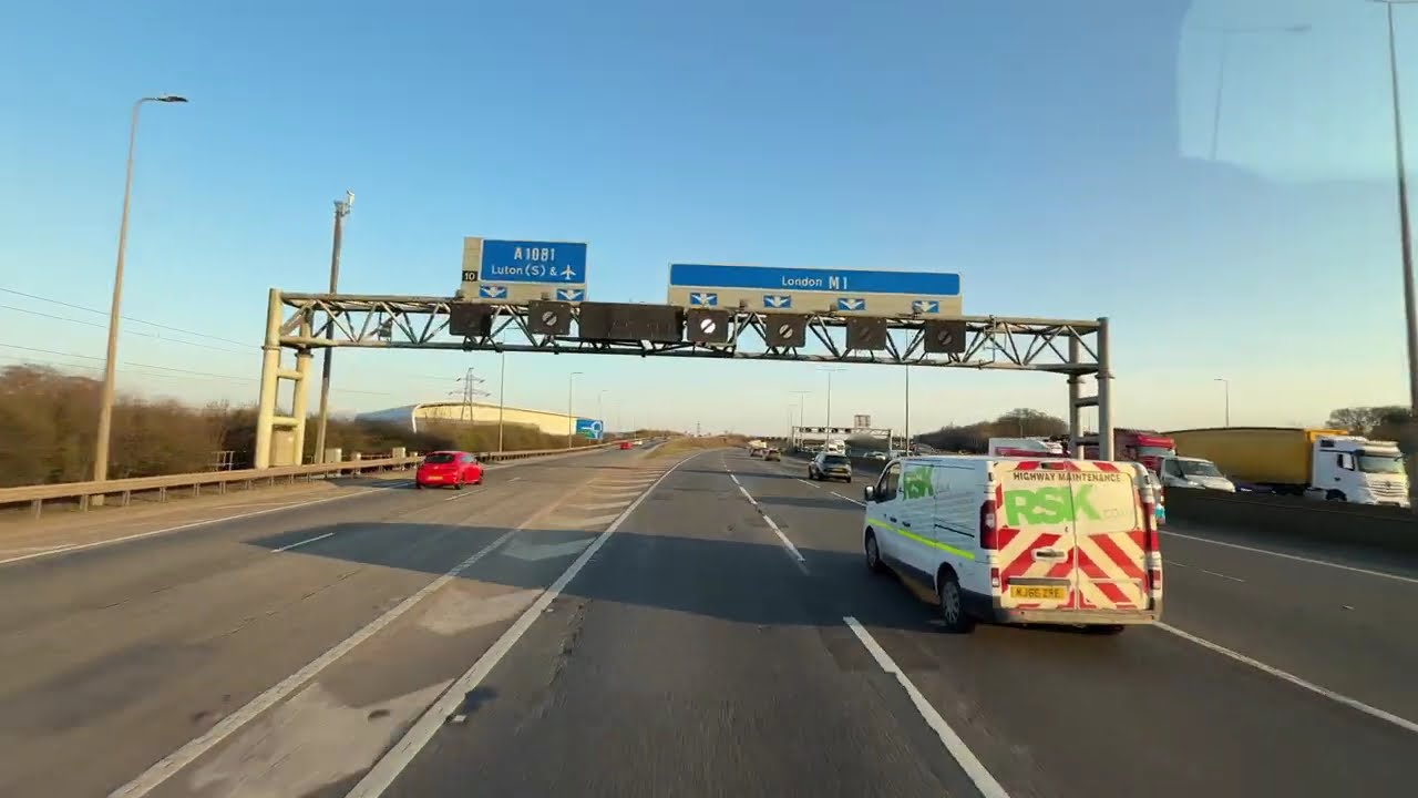 UK Motorway M25 Clockwise Congestion @midnightmotorway
