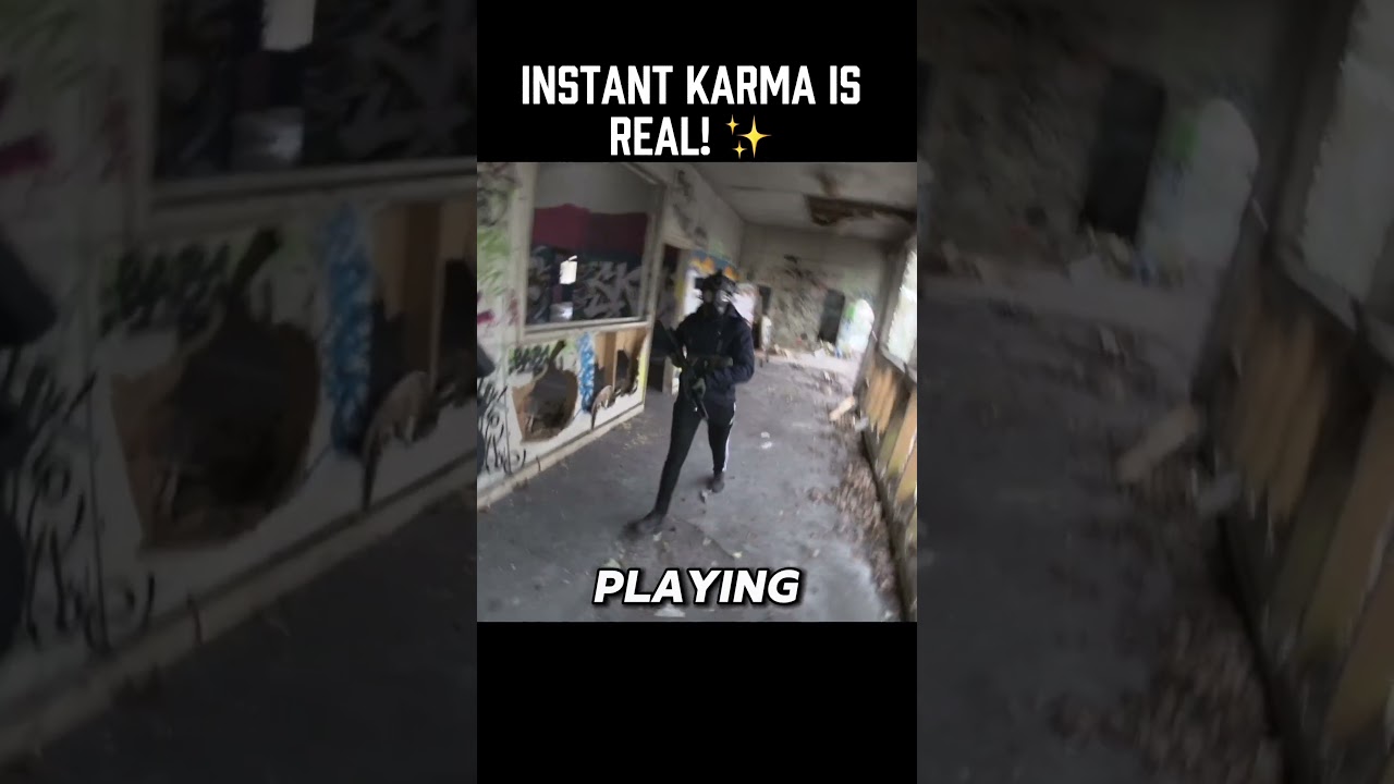 Мгновенная карма существует! ✨ #airsoft #paintballfit #warzone #airsoftcqb #callofduty #armsdeale...