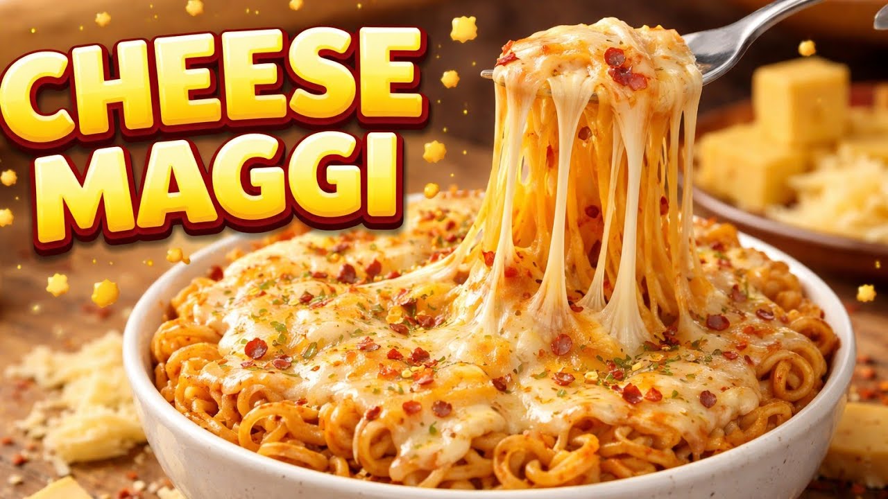 5 Minute Super Cheesy Maggi 🤤 | Sabse Creamy Cheese Maggi Recipe