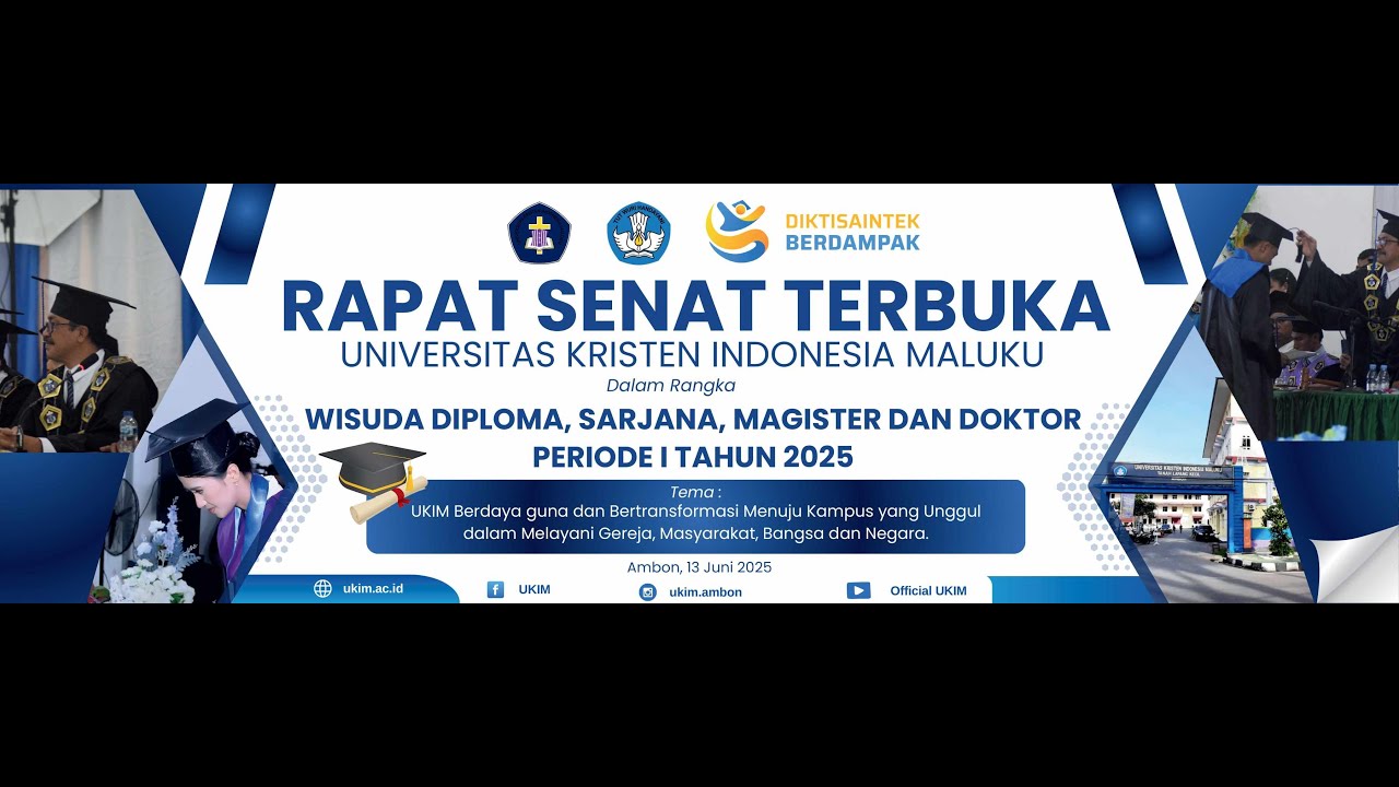 RAPAT SENAT TERBUKA  UNIVERSITAS KRISTEN INDONESIA MALUKU