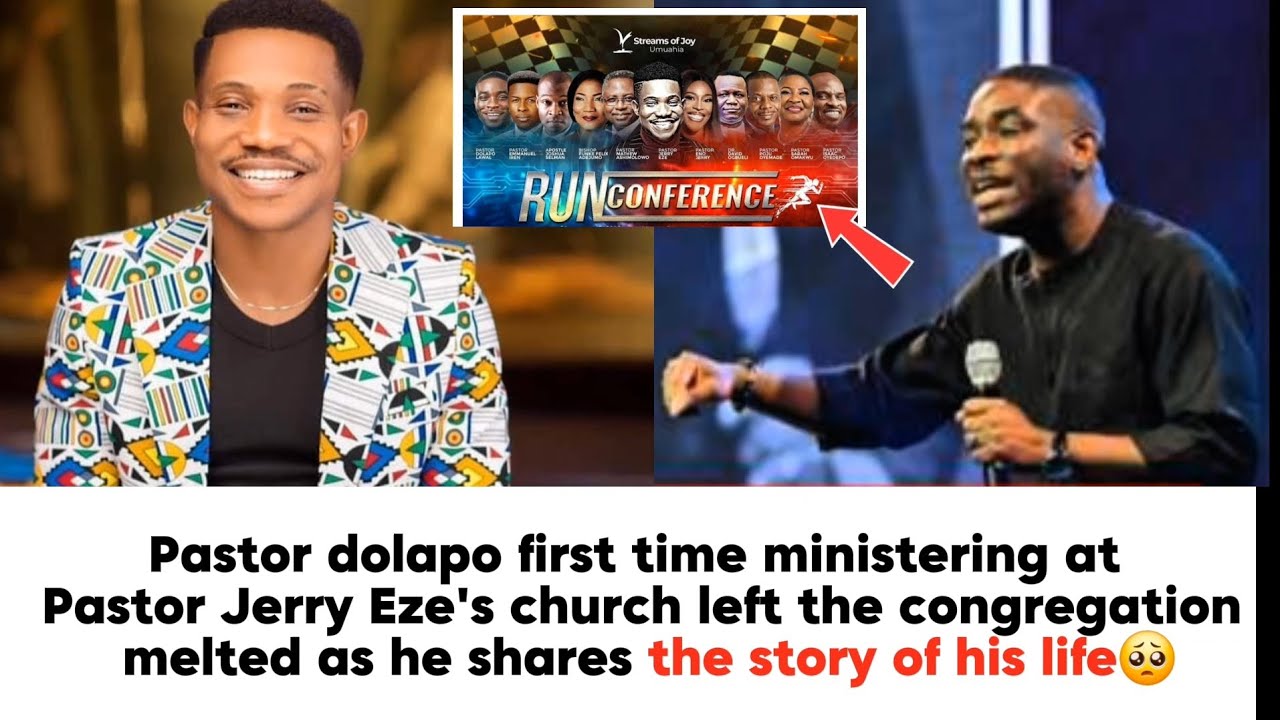 Pastor Dolapo shares story of his life as he ministers for the first time at Run Conference 2026🥺